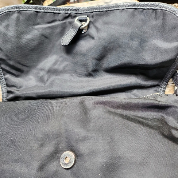 VINTAGE CANVAS/LEATHER BAG BY PRADA - Picture 7 of 11